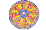 Banjara India Cotton Long Flair Aari Embroidery Kutch Work (Lehenga Choli) Chaniya Choli Set with Dupatta-KAJU06