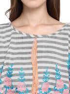 Lining Circular Poncho (MF1206)