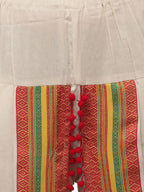 Orange angrakha pink frill kedia with off white bordered tulip pant (MF8009)