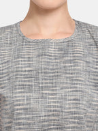 Grey Slub cotton Short Nightsuit Set (MFNIGHT2523)