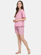 Baby Pink Short Nightsuit Set (MFNIGHT2531)