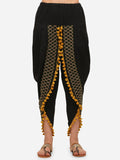 Black Dhoti with Pompon detailing (MFDHOTI01)
