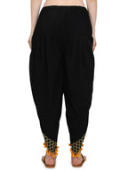 Black Dhoti with Pompon detailing (MFDHOTI01)