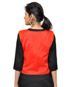 Dupion Silk Kutchi Embroidered Waist Length Jacket/Koti/Shrug (Circus) - MJK-CIRCUS03