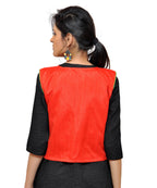 Dupion Silk Kutchi Embroidered Waist Length Jacket/Koti/Shrug (Disco) - MJK-DISCO03