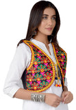 Cotton Kutchi Embroidered Short Jacket/Koti/Shrug (REG-101)