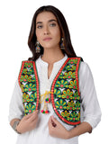 Cotton Kutchi Embroidered Short Jacket/Koti/Shrug (REG-102)