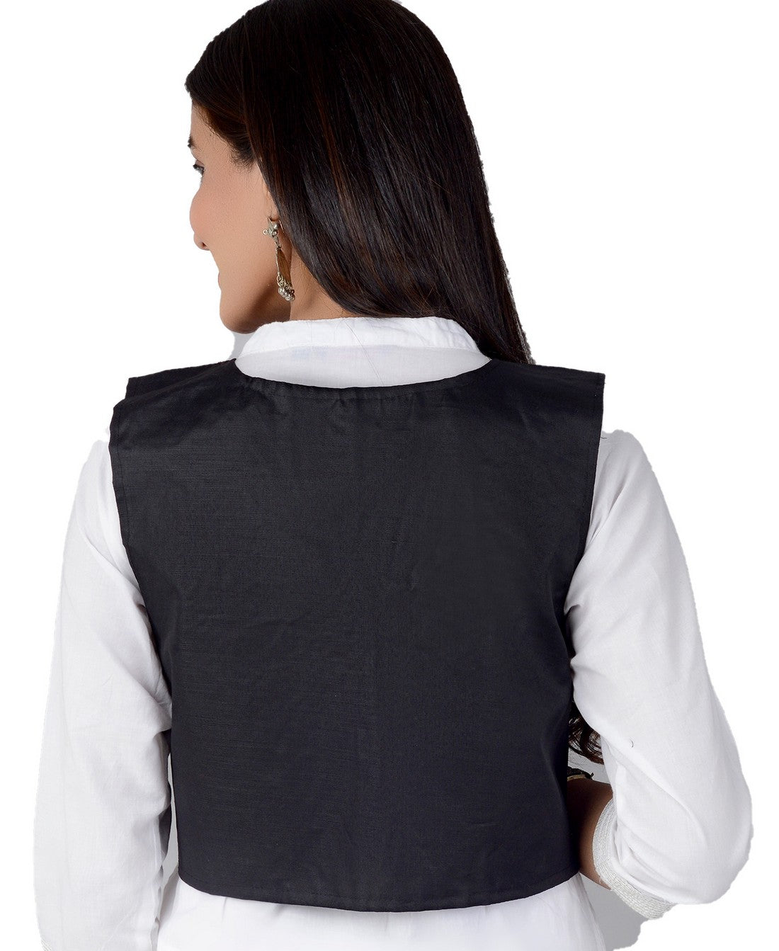 Cotton Kutchi Embroidered Short Jacket/Koti/Shrug (REG-105)