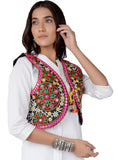 Cotton Kutchi Embroidered Short Jacket/Koti/Shrug (REG-106)