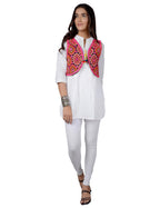 Cotton Kutchi Embroidered Short Jacket/Koti/Shrug (REG-110)