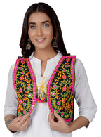 Cotton Kutchi Embroidered Short Jacket/Koti/Shrug (REG-112)