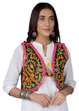 Cotton Kutchi Embroidered Short Jacket/Koti/Shrug (REG-112)