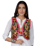 Cotton Kutchi Embroidered Short Jacket/Koti/Shrug (REG-114)