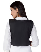 Cotton Kutchi Embroidered Short Jacket/Koti/Shrug (REG-115)