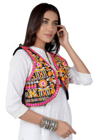 Cotton Kutchi Embroidered Short Jacket/Koti/Shrug (REG-116)