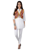 Cotton Kutchi Embroidered Short Jacket/Koti/Shrug (REG-116)