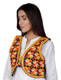 Cotton Kutchi Embroidered Short Jacket/Koti/Shrug (REG-117)