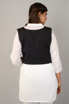 Cotton Kutchi Embroidered Short Jacket/Koti/Shrug (REG-119)