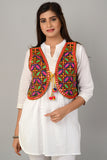 Cotton Kutchi Embroidered Short Jacket/Koti/Shrug (REG-120)