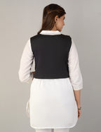 Cotton Kutchi Embroidered Short Jacket/Koti/Shrug (REG-125)