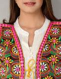 Cotton Kutchi Embroidered Short Jacket/Koti/Shrug (REG-127)