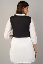 Cotton Kutchi Embroidered Short Jacket/Koti/Shrug (REG-128)