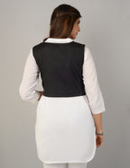 Cotton Kutchi Embroidered Short Jacket/Koti/Shrug (REG-132)