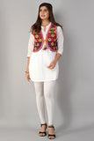 Cotton Kutchi Embroidered Short Jacket/Koti/Shrug (REG-136)