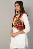 Cotton Kutchi Embroidered Short Jacket/Koti/Shrug (REG-137)