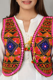 Cotton Kutchi Embroidered Short Jacket/Koti/Shrug (REG-138)