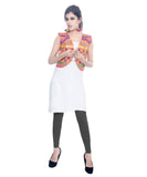 Banjara India Women's Cotton Blend Kutchi Embroidered Sleeveless Short Jacket/Koti/Shrug (Bullet) - SJK-BLT03 - Banjara India
