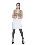 Banjara India Women's Cotton Blend Kutchi Embroidered Sleeveless Short Jacket/Koti/Shrug (Bullet) - SJK-BLT07 - Banjara India