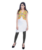 Cotton Kutchi Embroidered Short Jacket/Koti/Shrug (Chidiya) - SJK-CDY05