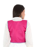Banjara India Women’s Cotton Blend Kutchi Embroidered Sleeveless Short Ethnic Jacket/Koti (SSE-1001) – Pink - Banjara India