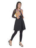 Banjara India Women’s Cotton Blend Kutchi Embroidered Sleeveless Short Ethnic Jacket/Koti (SSE-1001) – Yellow - Banjara India