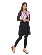 Banjara India Women’s Cotton Blend Kutchi Embroidered Sleeveless Short Ethnic Jacket/Koti (SSE-3003) – White - Banjara India