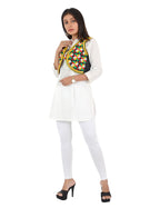 Banjara India Women’s Cotton Blend Kutchi Embroidered Sleeveless Short Ethnic Jacket/Koti (SSE-4004) – Black - Banjara India