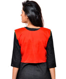 Banjara India Women's Cotton Blend Kutchi Embroidered Sleeveless Short Jacket/Koti/Shrug (Phulwali) - SSP-PHUL03 - Banjara India