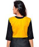 Banjara India Women's Cotton Blend Kutchi Embroidered Sleeveless Short Jacket/Koti/Shrug (Phulwali) - SSP-PHUL05 - Banjara India