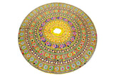 Banjara India Cotton Long Flair Aari Embroidery Kutch Work (Lehenga Choli) Chaniya Choli Set with Dupatta--SuperDivdo-02
