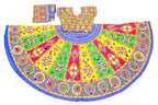 Banjara India Cotton Long Flair Aari Embroidery Kutch Work (Lehenga Choli) Chaniya Choli Set with Dupatta-SuperKaju-02