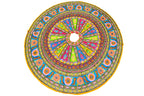 Banjara India Cotton Long Flair Aari Embroidery Kutch Work (Lehenga Choli) Chaniya Choli Set with Dupatta-Talwar-01