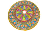 Banjara India Cotton Long Flair Aari Embroidery Kutch Work (Lehenga Choli) Chaniya Choli Set with Dupatta-Talwar-01