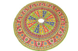 Banjara India Cotton Long Flair Aari Embroidery Kutch Work (Lehenga Choli) Chaniya Choli Set with Dupatta-Talwar-02