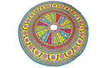 Banjara India Cotton Long Flair Aari Embroidery Kutch Work (Lehenga Choli) Chaniya Choli Set with Dupatta-Talwar-03
