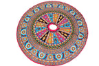 Banjara India Cotton Long Flair Aari Embroidery Kutch Work (Lehenga Choli) Chaniya Choli Set with Dupatta-Talwar-04