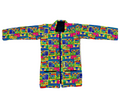 Pre-Order: Kutch Work Long Boho Style Blazer - Yellow