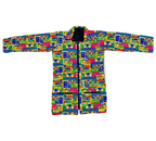Pre-Order: Kutch Work Long Boho Style Blazer - Yellow