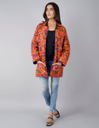 Pre-Order: Kutch Work Long Boho Style Blazer (Limited Edition)