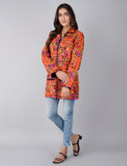 Pre-Order: Kutch Work Long Boho Style Blazer (Limited Edition)